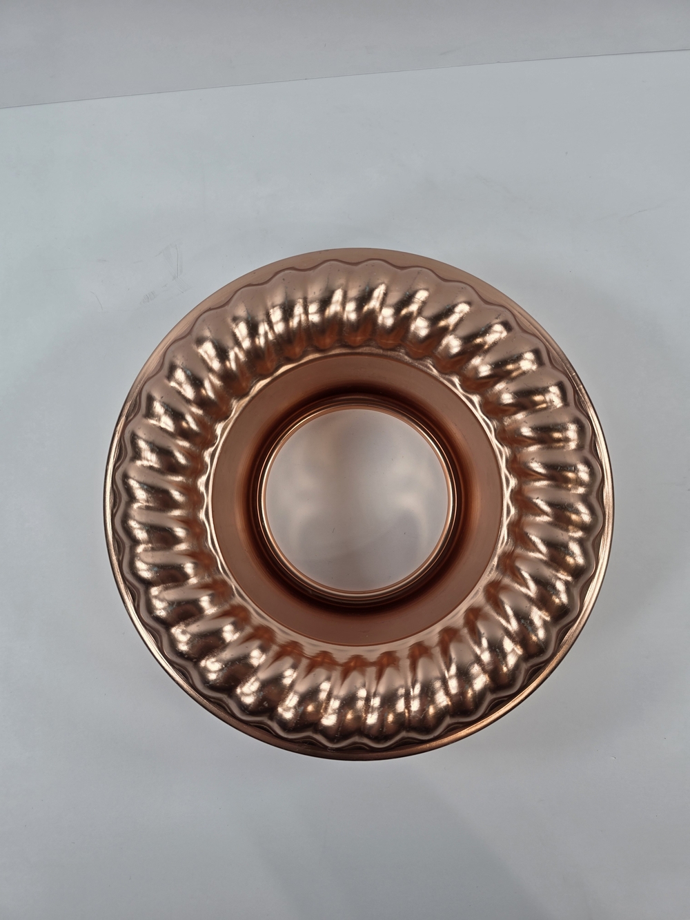 Copper Finish Bundt Cake Pan - Elegant Non-Branded Bakeware